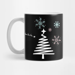 White Christmas Tree Mug